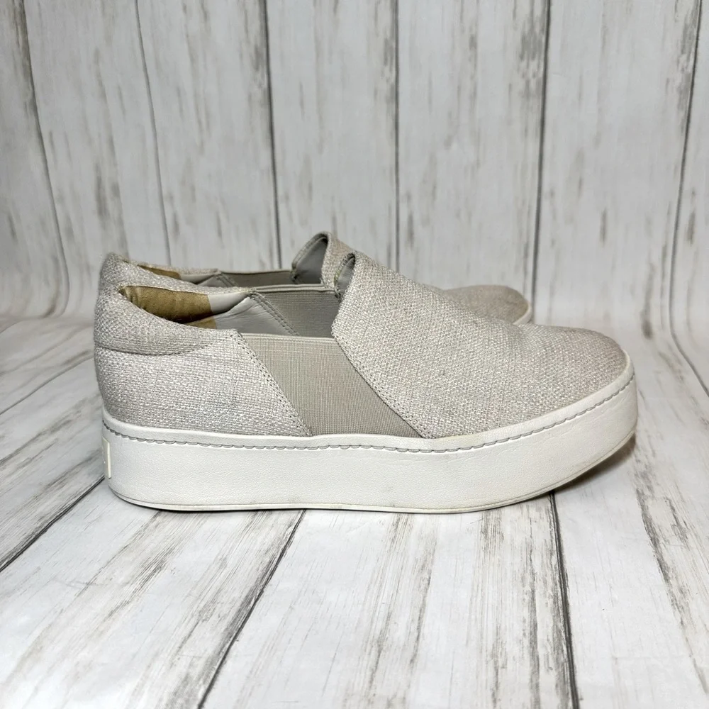 Vince warren beige platform sneakers size 7.5 - Picture 2 of 7
